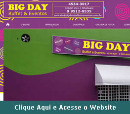Website do Big Day Buffet em Itatiba