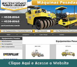Website da Construloc Construção Civil em Itatiba
