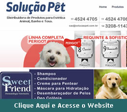 Website da Solução Pet Produtos Pet em Itatiba