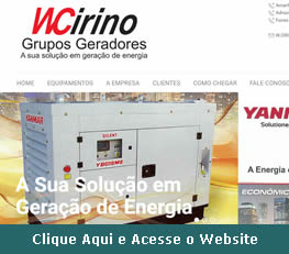 Website da WCirino Geradores em Itupeva